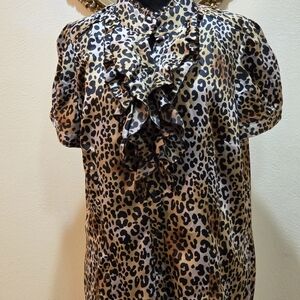 Worthington Animal Print Blouse